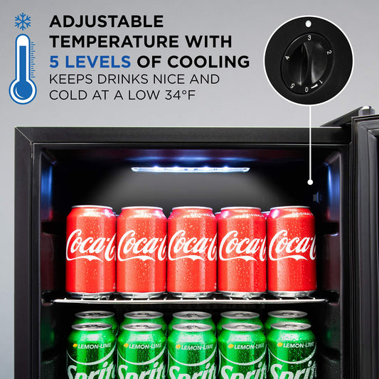 Ivation Beverage Refrigerator 126 Can